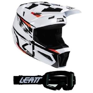 LEATT BRACE リアットブレイス MOTO 3.5 ヘルメットキット キッズ サイズ：L(53-54cm) オフロードヘルメット ヘルメット
