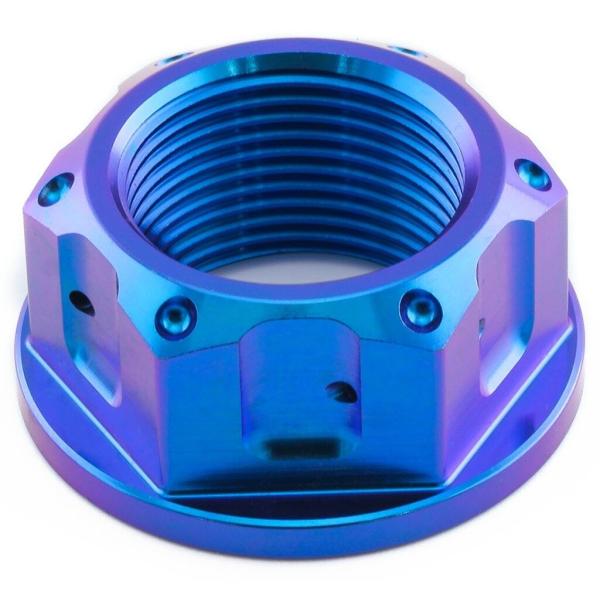 PRO BOLT プロボルト フランジ アクスル ナット ドリル フロント ホイール カラー：パープ...