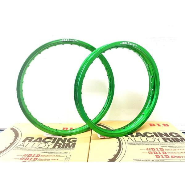 DID ダイドー 【Webike限定カラー】ダートスター 競技用アルミリム ST-X  グリーンアル...