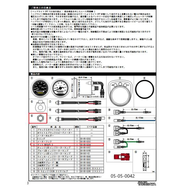 SP武川 SPタケガワ ナット(M15xP1.0) スーパーカブ 50 リトルカブ HONDA ホン...