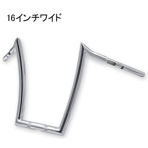 TRIJYA トライジャ ハンドル 般若バー サイズ：16インチナロー 1-1／4ライザー装備車両 ...