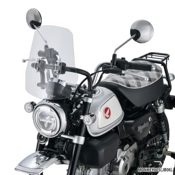 ZETA ジータ アドベンチャー ウィンドシールド モンキー125 ダックス125 HONDA ホン...