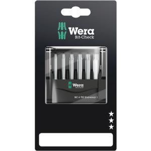 WERA ヴェラ 6点入 トルクスビットセット セット工具