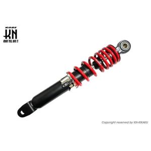 KN企画 ケイエヌキカク 汎用ショックアブソーバー 275mm カラー：【ボディー】ブラック【スプリング】レッド HONDA ホンダ SUZUKI スズキ YAMAHA ヤマハ 足回り｜ウェビック1号店