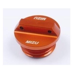 MiZU ミズ Pro Race oil filler plug M24x3，Orange Anod...