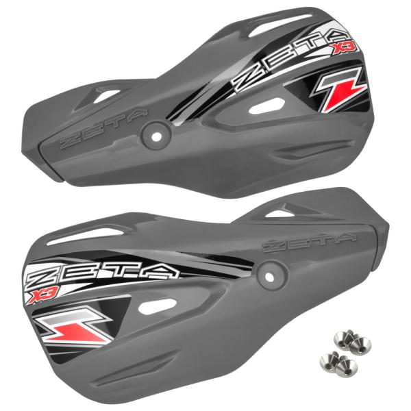 ZETA ジータ X3プロテクター カラー：グレー ハンドガード・ナックルガード ハンドル周辺パーツ...