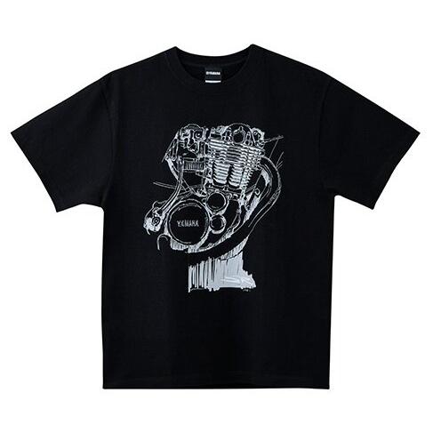 Y’S GEAR(YAMAHA) ワイズギア RY3017 デザインTシャツ SR サイズ：L(90...