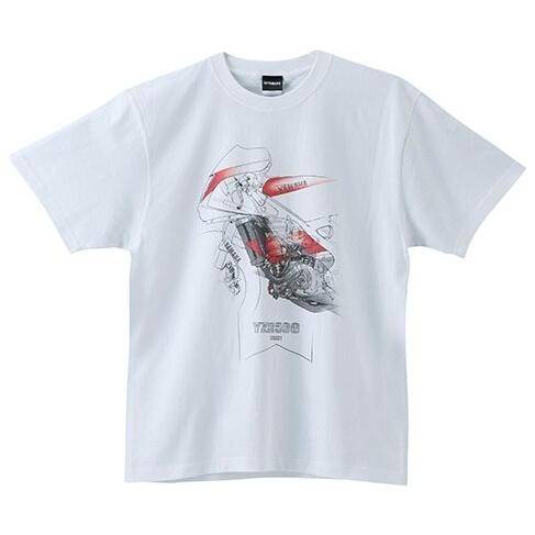 Y’S GEAR(YAMAHA) ワイズギア RY3017 デザインTシャツ OWC1 YZR サイ...