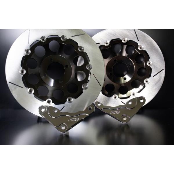 PMC ピーエムシー ローター＆サポートセット 漆黒メッキ Z1 Z2 KZ900 Z750 Z75...