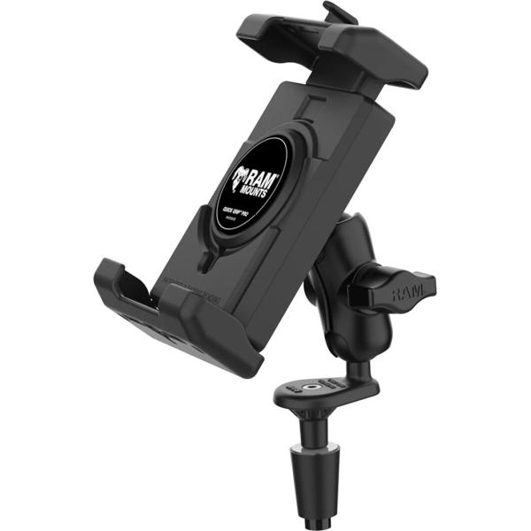 RAM MOUNTS ラムマウント クイックグリッププロ クレイドルホルダー(L)＆フォークステムベ...