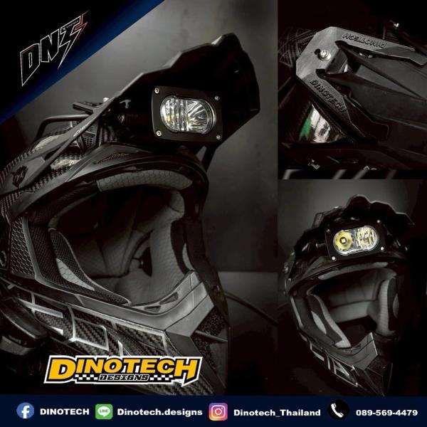 DINOTECH ダイノテック Helmet light set (Acerbis X-TRACK ...