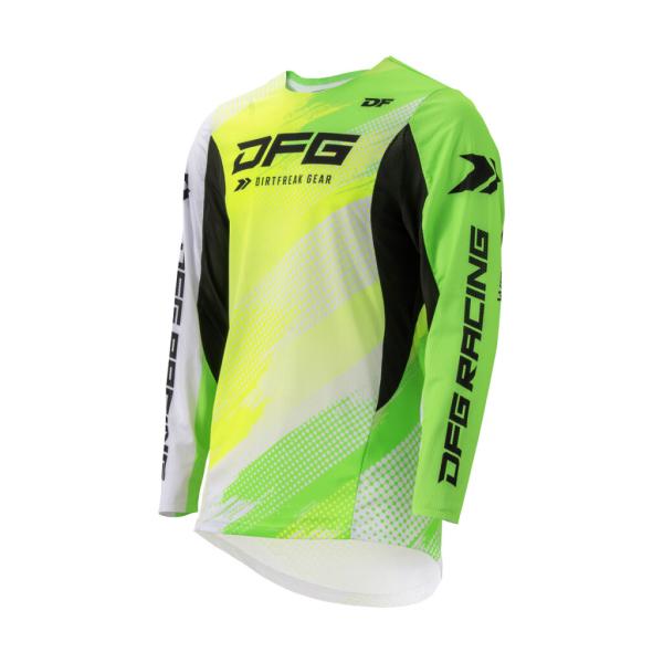 DFG ディーエフジー ワークスジャージ サイズ：L オフロードジャージ オフロードバイクウェア ア...