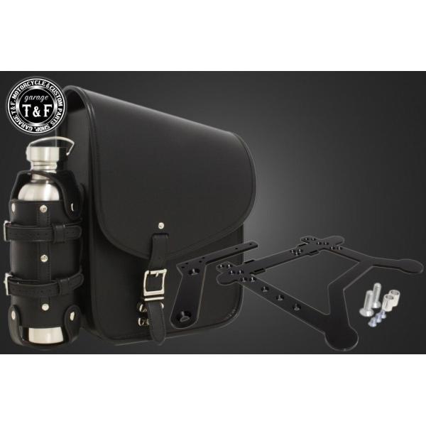 Garage T&amp;F ガレージ カスタムフェンダー用サドルバック＆ポータブルガソリン缶SET バルカ...