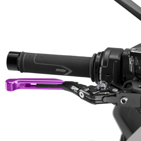Puig プーチ BRAKE LEVER 4.0.EXTENDABLE カラー：パープル／チタニウム...