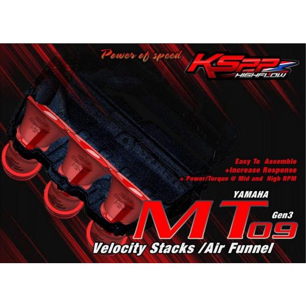 KSPP ケーエスピーピー Velocity Stack MT-09 Gen3 COLOR：Blac...