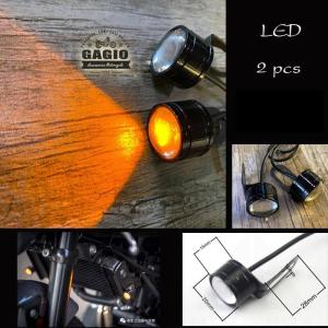 GAGIO MOTOR PARTS ガジオモーターパーツ Large cat-eye turn lights with handle ウインカー 灯火類 電装系