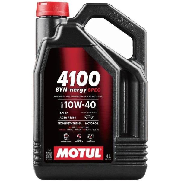 MOTUL モチュール 4100 SYN-NERGY SPEC【10W-40】【4L】【4サイクルオ...