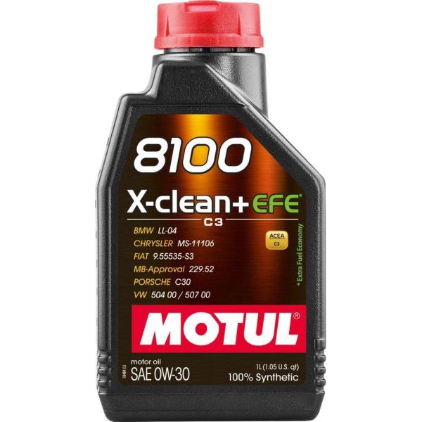 MOTUL モチュール 8100 X-clean+ EFE【0W-30】【1L】【4サイクルオイル】...