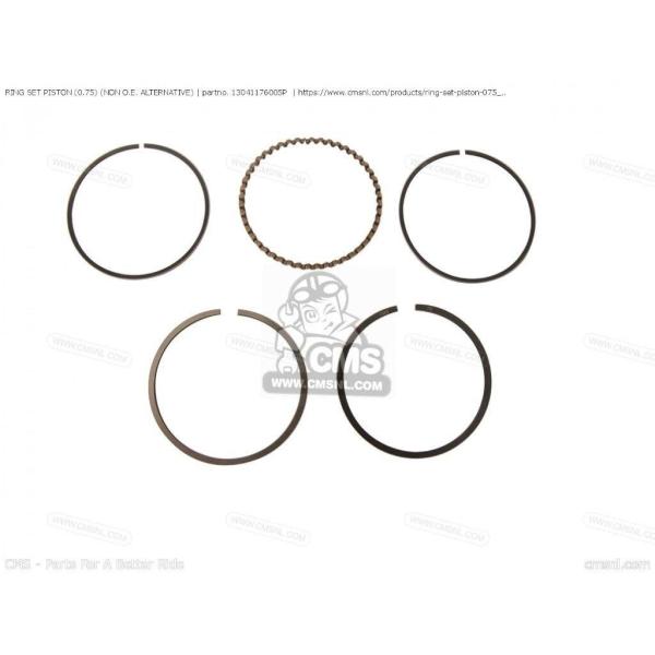CMS シーエムエス RING SET PISTON (0.75)［13041176005P］ XR...