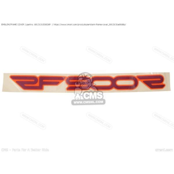 CMS シーエムエス EMBLEM，FRAME COVER［6813131E00D8P］ RF900...