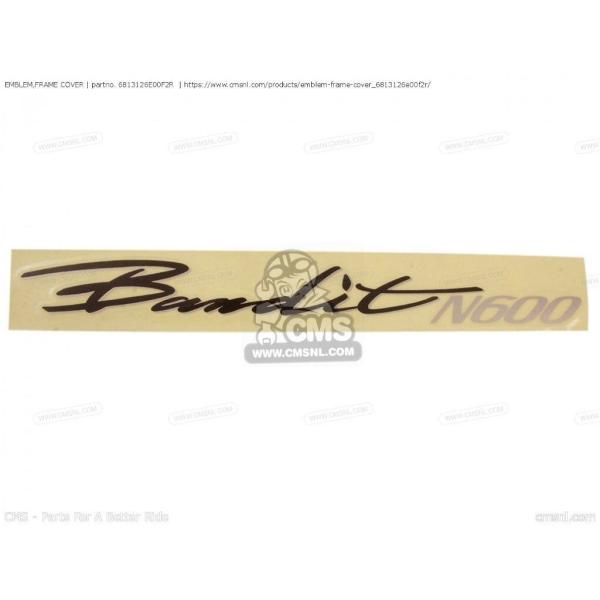 CMS シーエムエス EMBLEM，FRAME COVER［6813126E00F2R］ GSF60...