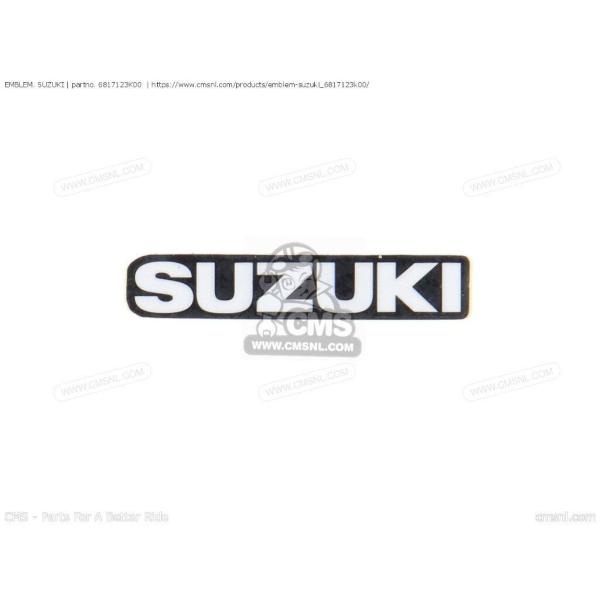 CMS シーエムエス EMBLEM. SUZUKI［6817123K00］ GSX-R125R(X)...