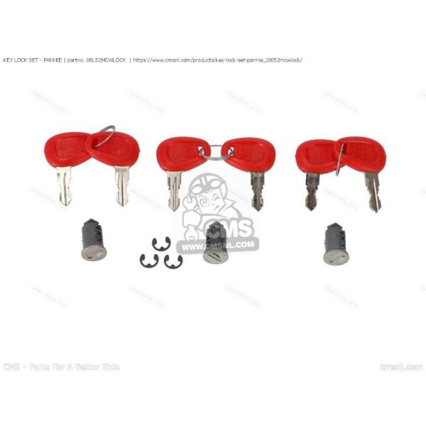 CMS シーエムエス KEY LOCK SET - PANNI［08L52MCWLOCK］ HOND...