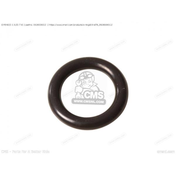 CMS シーエムエス O RING(D：1.9，ID：7.8)［0928008012］ SUZUKI...
