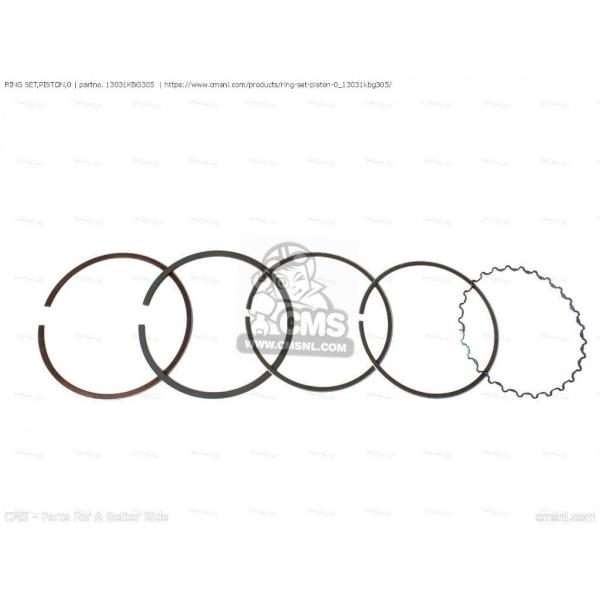 CMS シーエムエス RING SET，PISTON，0［13031KBG305］ CA250T R...