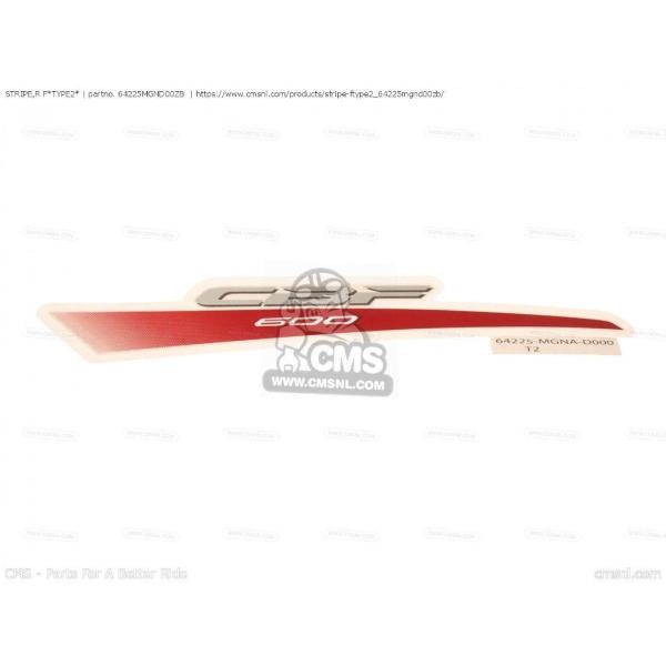 CMS シーエムエス STRIPE，R F’TYPE2’［64225MGND00ZB］ CBF600...