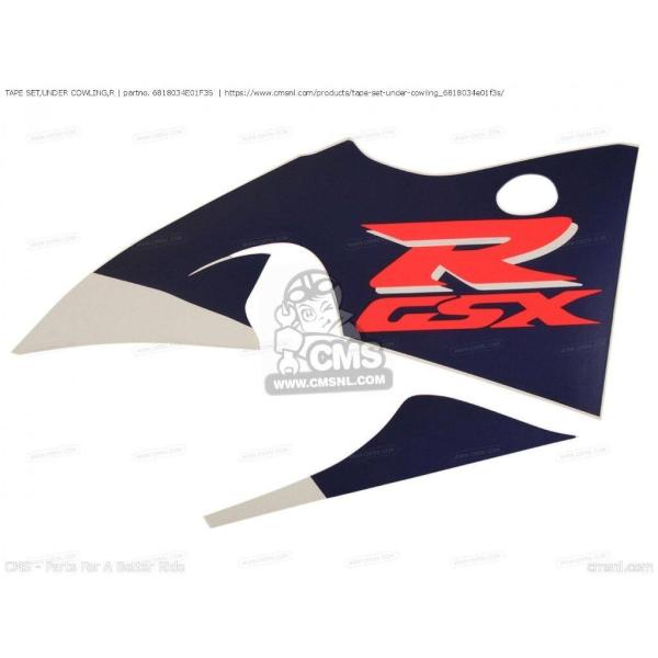 CMS シーエムエス TAPE SET，UNDER COWLING，R［6818034E01F3S］...