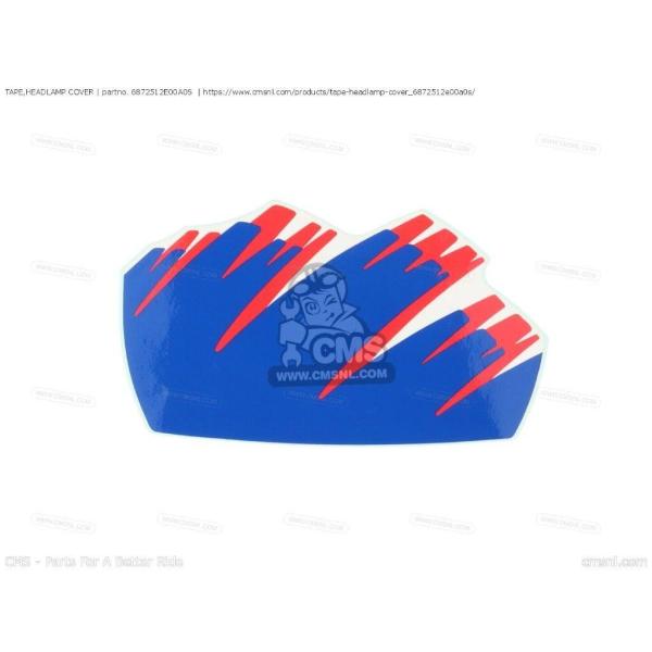 CMS シーエムエス TAPE，HEADLAMP COVER［6872512E00A0S］ DR65...