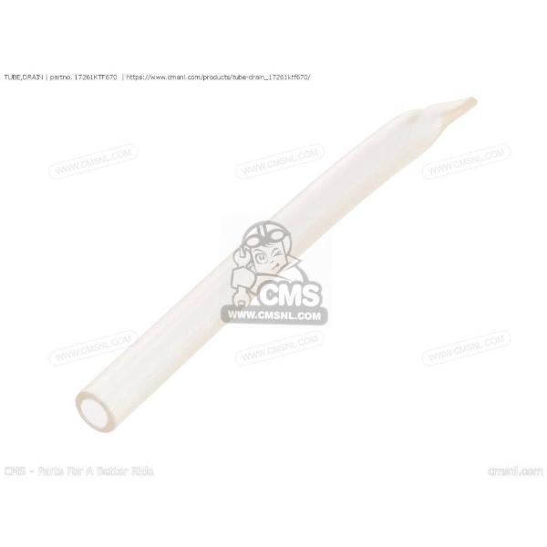 CMS シーエムエス TUBE，DRAIN［17261KTF670］ SH125 SH125B SH...
