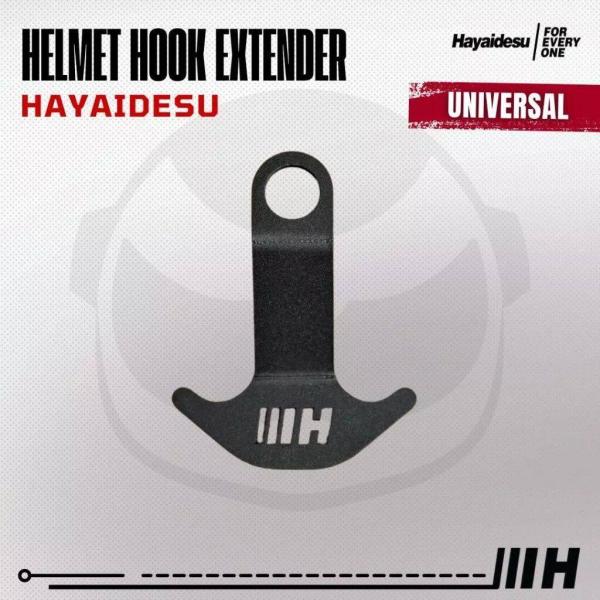 Hayaidesu ハヤイデス Helmet Hook Extender Color：Black ヘ...