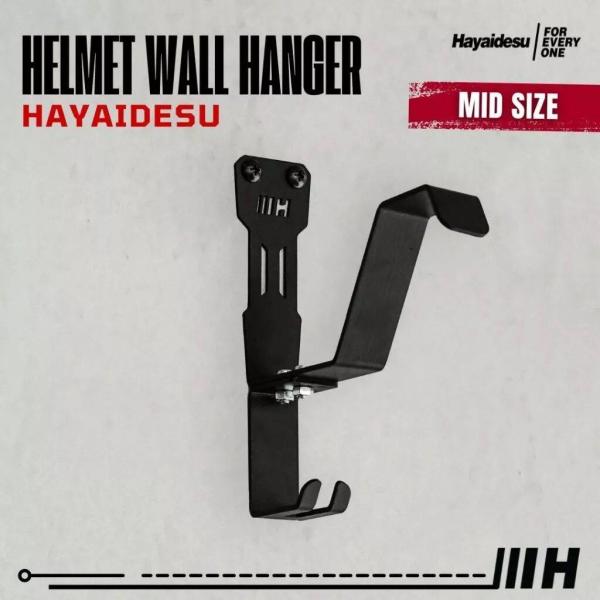 Hayaidesu ハヤイデス ヘルメットウォールハンガー カラー：ブラック その他ヘルメット関連用...