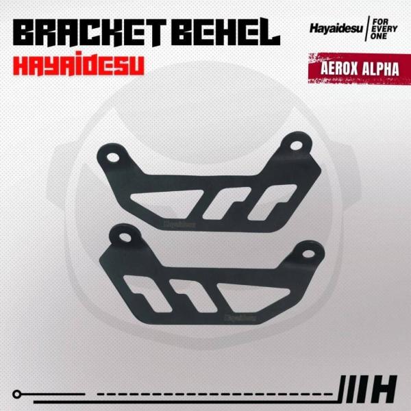 Hayaidesu ハヤイデス Grab Bars Bracket Color：Black Aero...