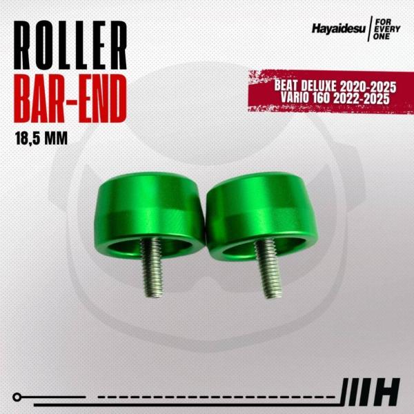 Hayaidesu ハヤイデス Roller Bar End Color：Green Beat De...