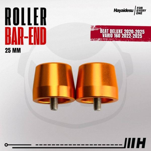 Hayaidesu ハヤイデス Roller Bar End Color：Gold Beat Del...