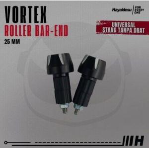 Hayaidesu ハヤイデス Roller Bar End Vortex Color：Black ...