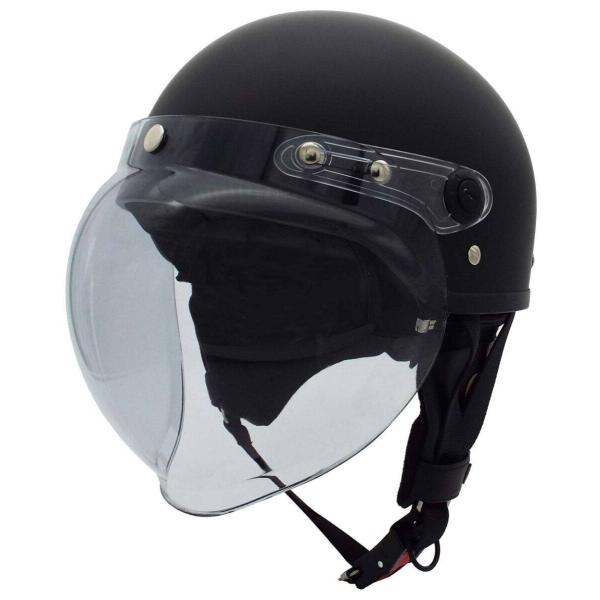 SPEED PIT スピードピット AX-53 シールド付きハーフヘルメット 半帽タイプヘルメット ...