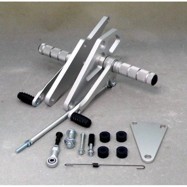 WR’S ダブルアールズ バトルステップ 1ポジションタイプ カラー：シルバー XJR400 XJR...