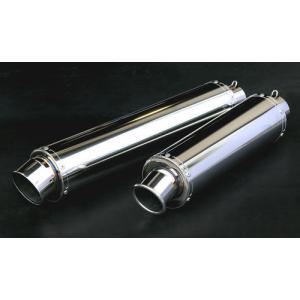 Realize 100φ×450mm50.8φ スラッシュTI汎用サイレンサー Amazon | Realize 汎用サイレンサー 100φ×450mm 差込径 50.8φ