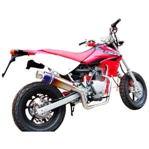 BEAMS SS300 フルエキゾーストマフラー サイレンサー：チタン XR100モタード HOND...