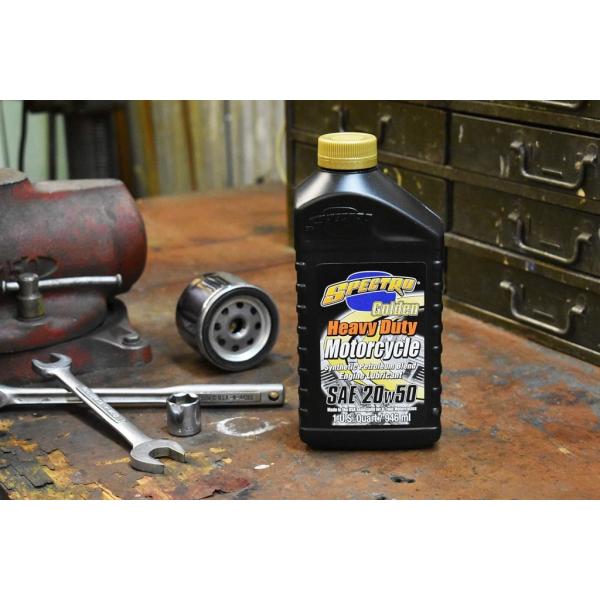 SPECTRO スペクトロ HD ゴールデン セミシンセティックエンジンオイル 20W-50【1本】...