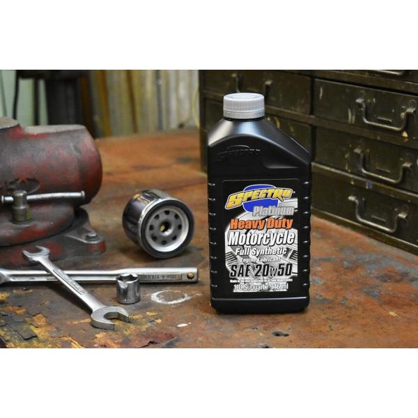 SPECTRO スペクトロ HD プラチナム フルシンセティックエンジンオイル 20W-50【1本】...
