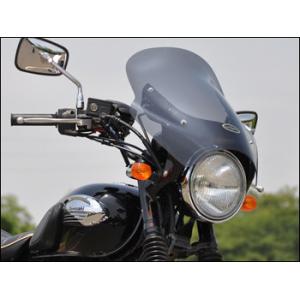 CHIC DESIGN シックデザイン ガイラシールド スクリーンカラー：スモーク / サイズ：M W400 KAWASAKI カワサキ スクリーン 外装