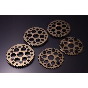 ISA アイエスエー リアスプロケット 【ドリブンスプロケット】 丁数：45 セロー トリッカー (...