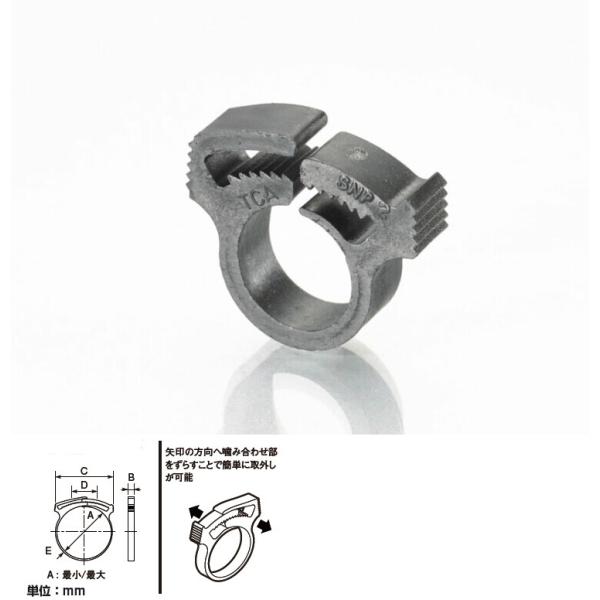 K-CON キタココンビニパーツ スナッパー タイプ：12.0-14.5mm[(A)Φ12.0／Φ1...