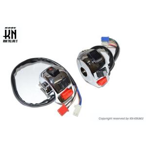 KN企画 ケイエヌキカク メッキスイッチ 汎用ベース BWS100(ビーウィズ) アクシス90 グラ...