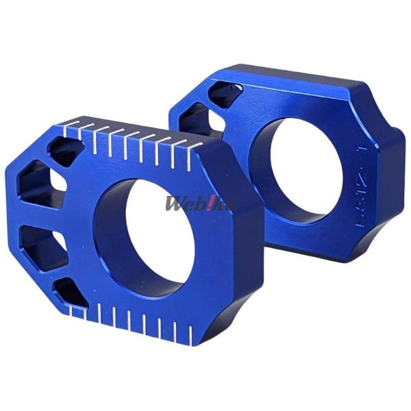 ZETA RACING ジータ レーシング アクスルブロック カラー：ブルー YZ125 YZ250...